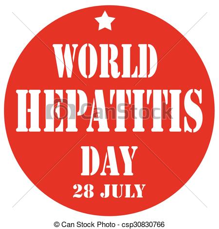 World Hepatitis Day 28 July Round Sticker