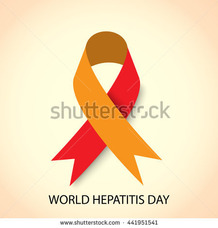 World Hepatitis Day Ribbon Design