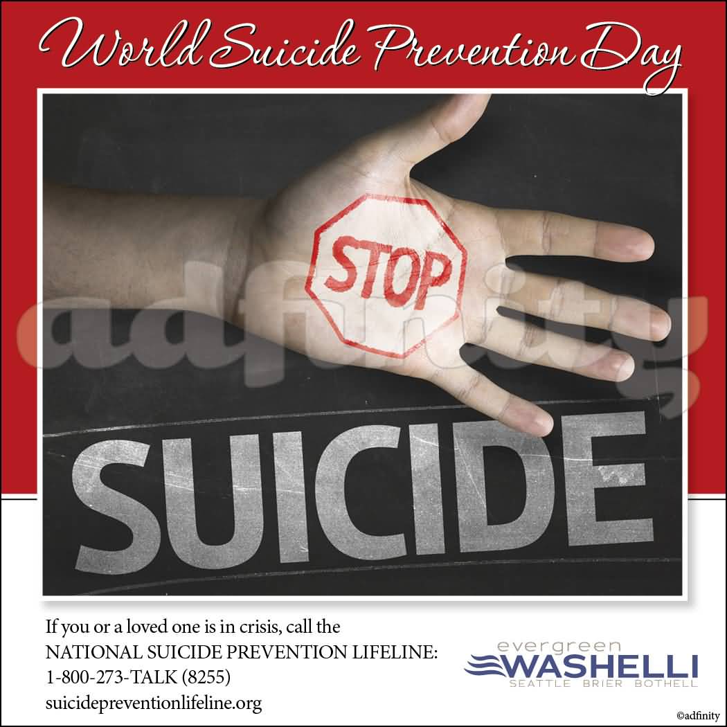 World Suicide Prevention Day Stop Suicide