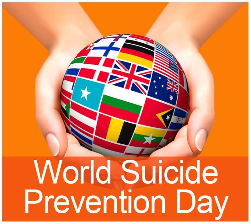 World Suicide Prevention Day World Map Ball In Hands