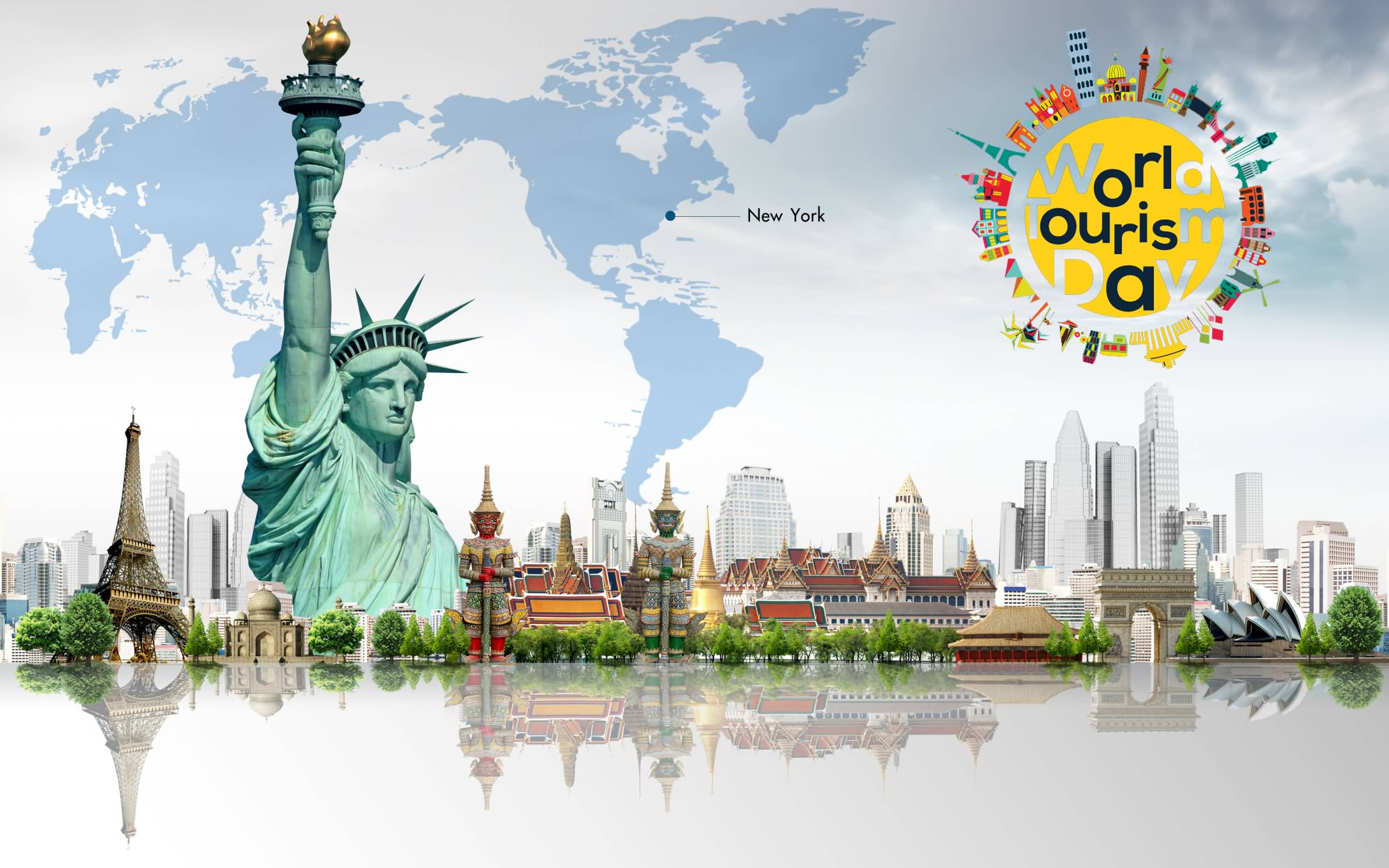 World Tourism Day Famous Monuments In The World Wallpaper