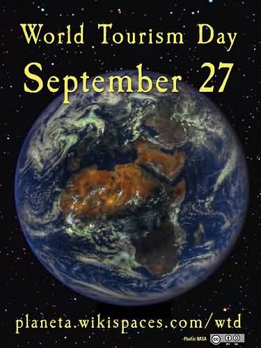 World Tourism Day September 27 Earth Globe