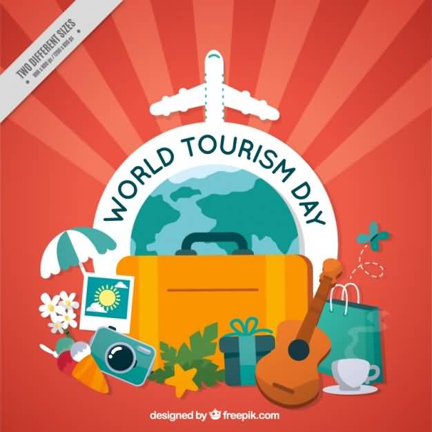 World Tourism Day Travel Elements Illustration