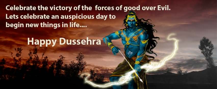 Celebrate The Victory Of The Forces Of Good Over Evil. Happy Dussehra