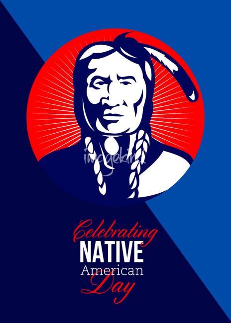 Celebrating Native American Day Greeting Card