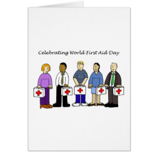 Celebrating World First Aid Day Greeting Card