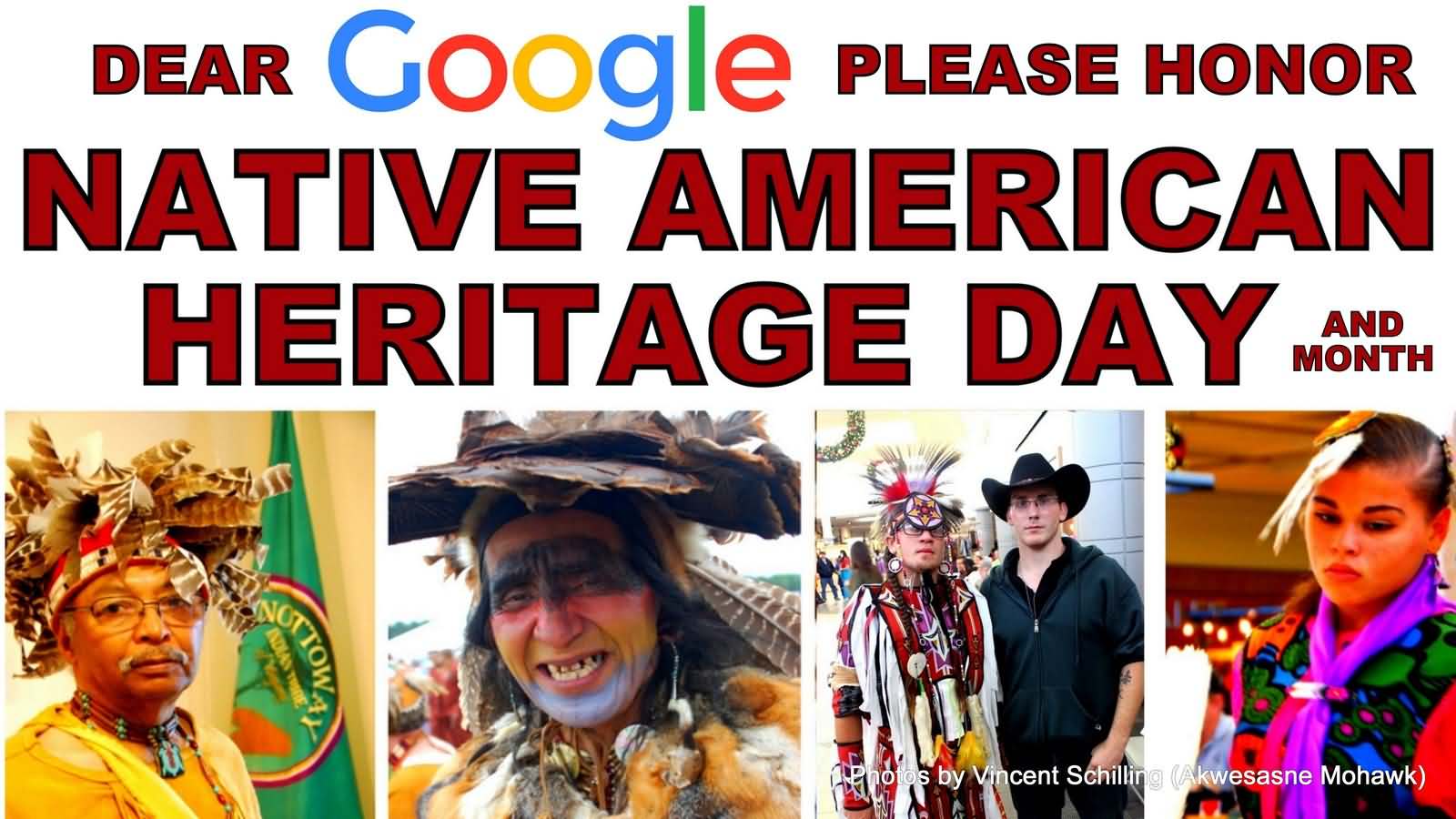 Dear Google Please Honor Native American Heritage Day