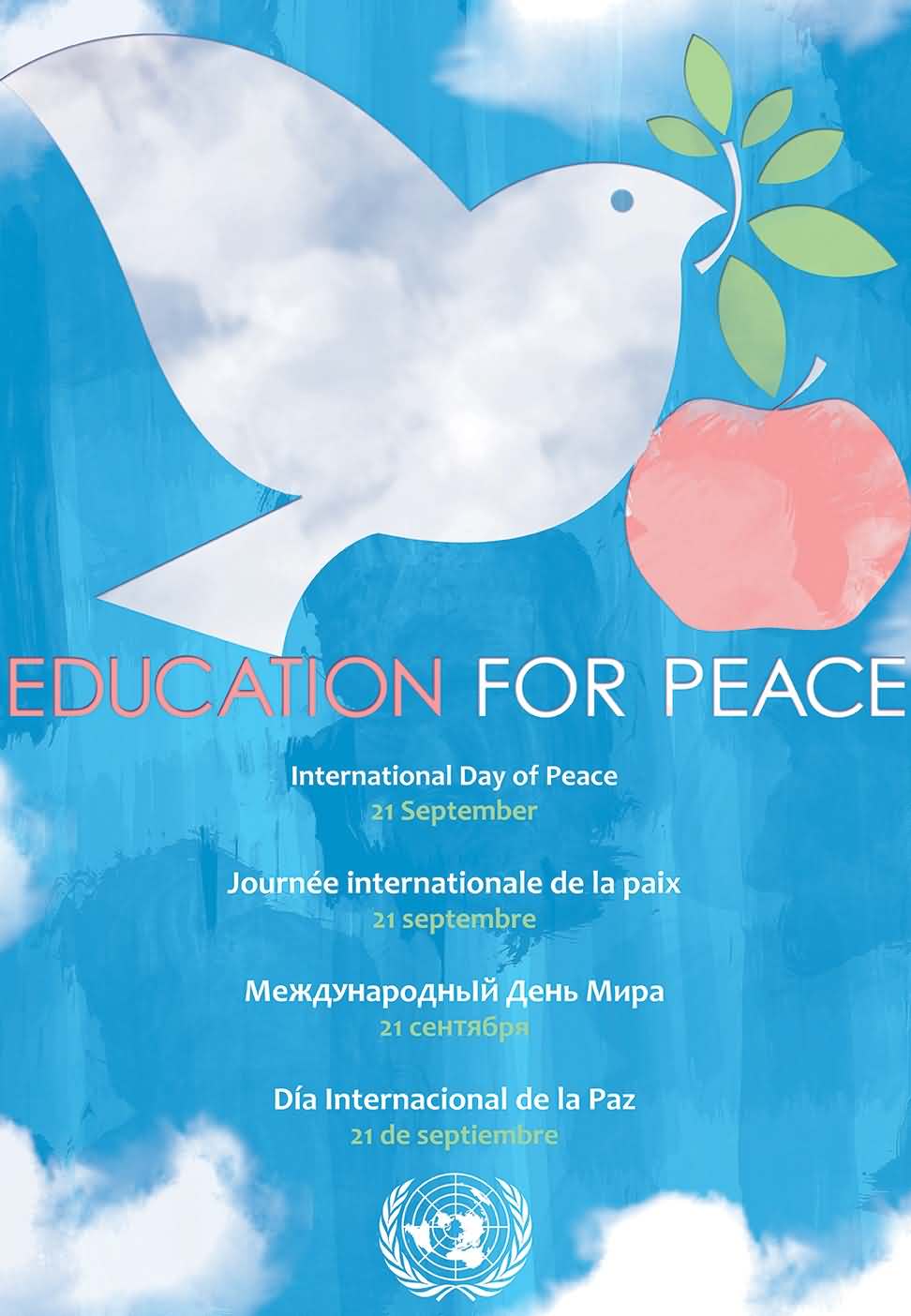 Education For Peace International Day Of Peace 21 September Poster