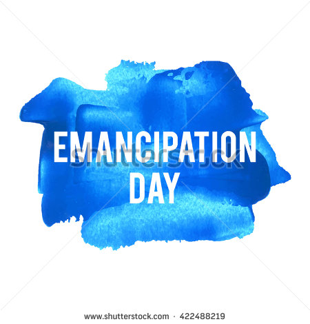 Emancipation Day Ink Bot Illustration