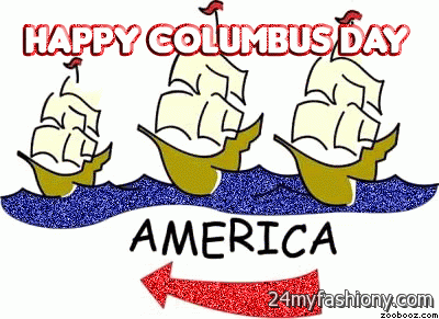 Happy Columbus Day America Clipart