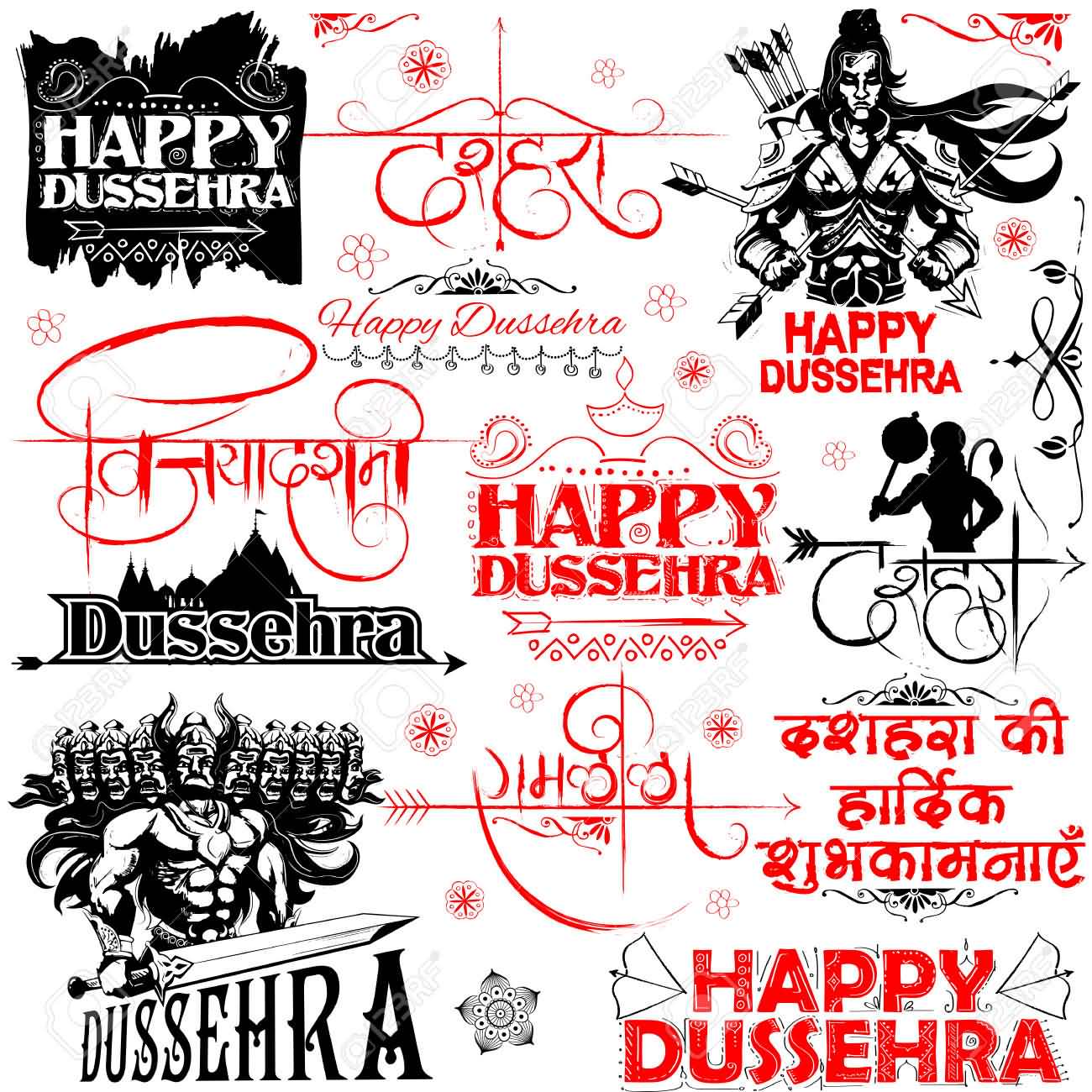 Happy Dussehra Card