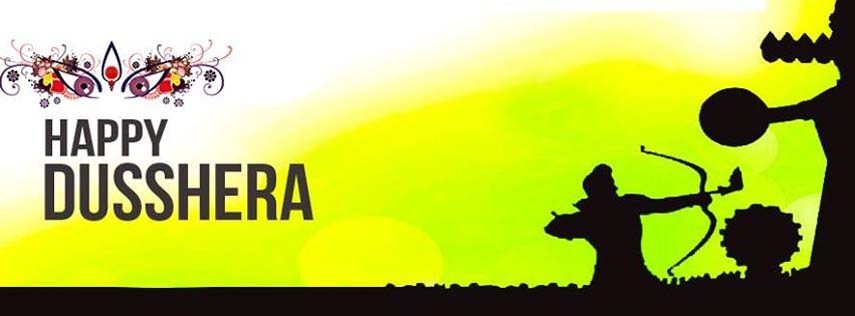 Happy Dussehra Facebook Cover Picture
