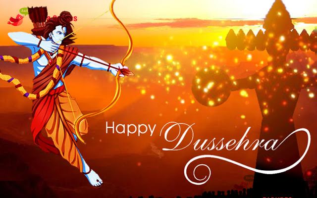 Happy Dussehra Ram Chandra Killing Ravana