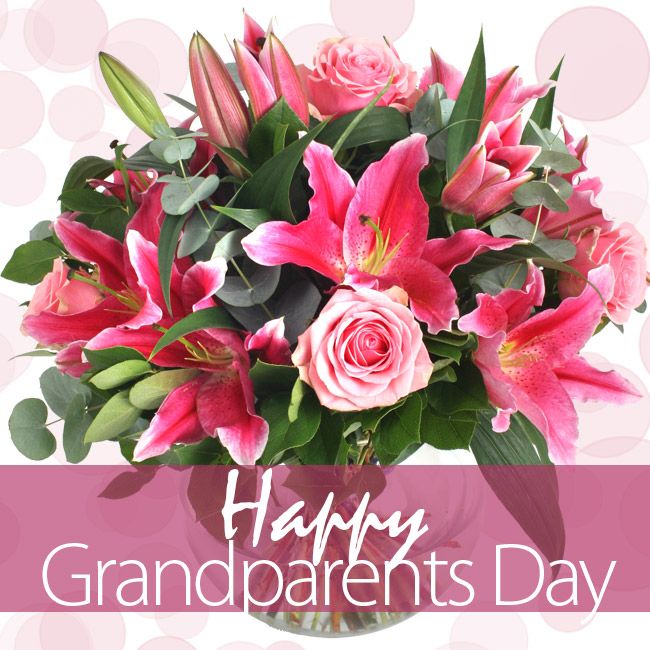 Happy Grandparents Day beautiful rose flowers picture
