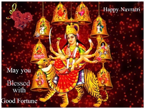 Happy Navratri may you blessed with good fortune