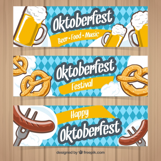 Happy Oktoberfest Beer Food Music
