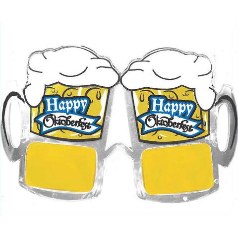 Happy Oktoberfest Two Beer Mugs Clipart