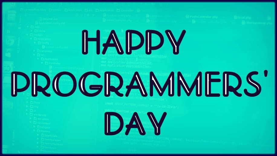 Happy Programmers Day 2017