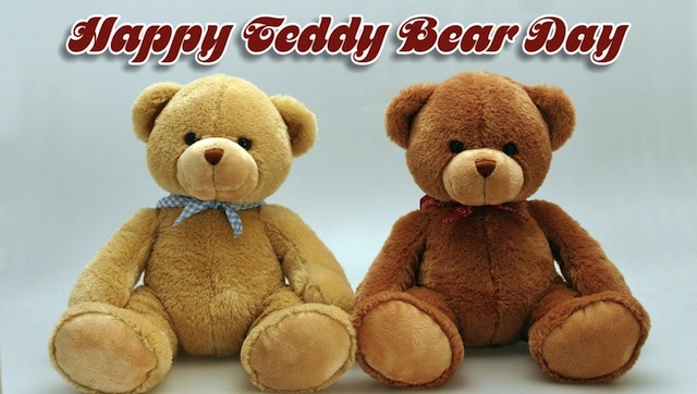 Happy Teddy Bear Day Couple Of Teddy Bears Picture