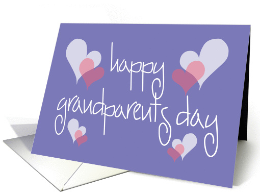 Happy grandparents day greeting card