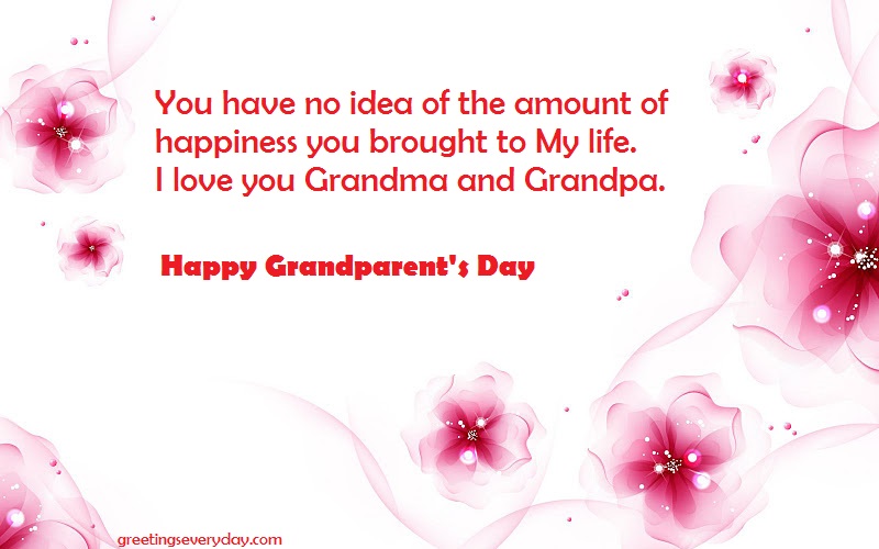 I Love You Grandma And Grandpa Happy Grandparents Day
