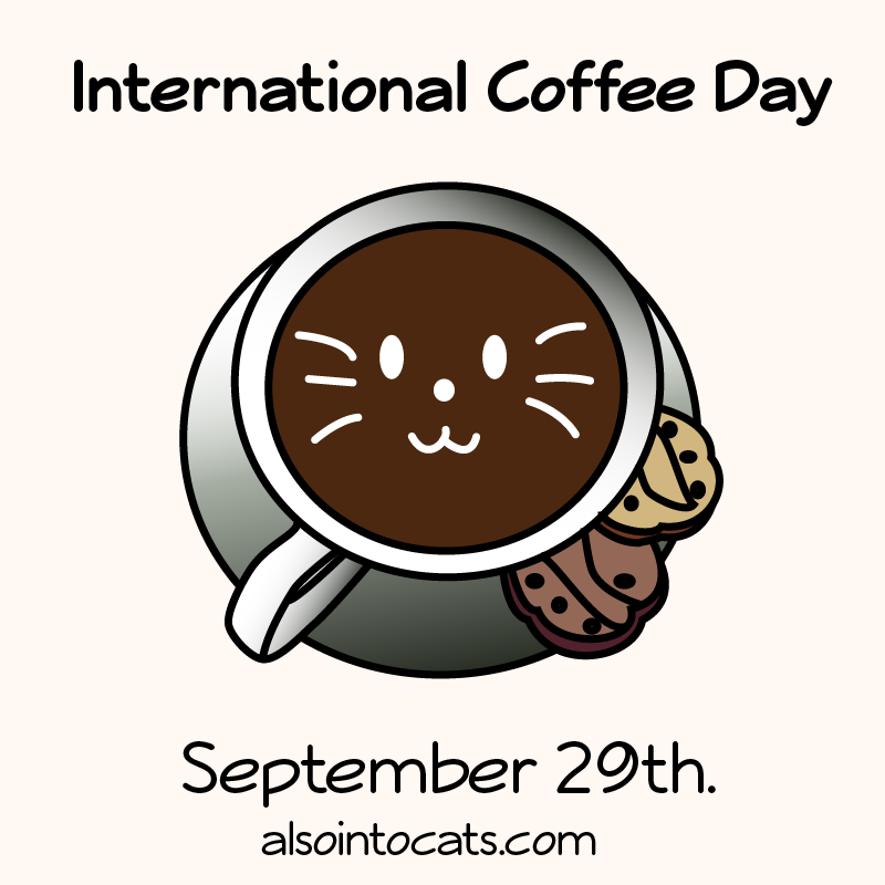 International Coffee Day September 29 Coffee Cup Illustration