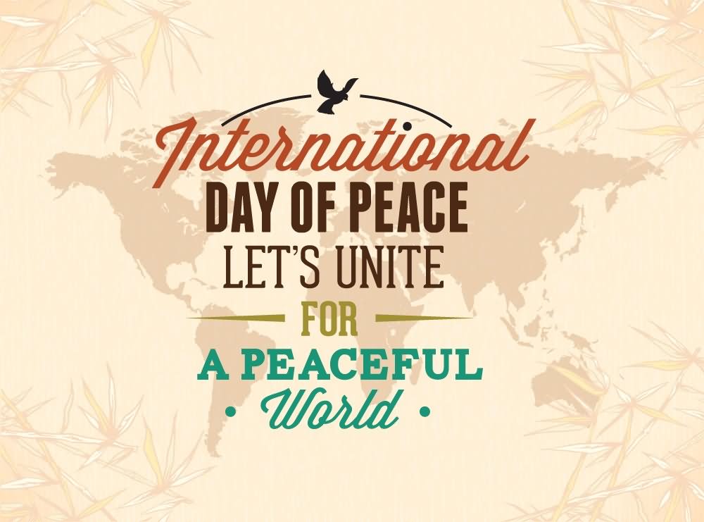 International Day Of Peace Let’s Unite For A Peaceful World