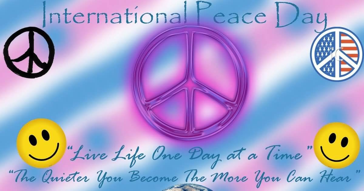 International Peace Day 2017 Peace Sign