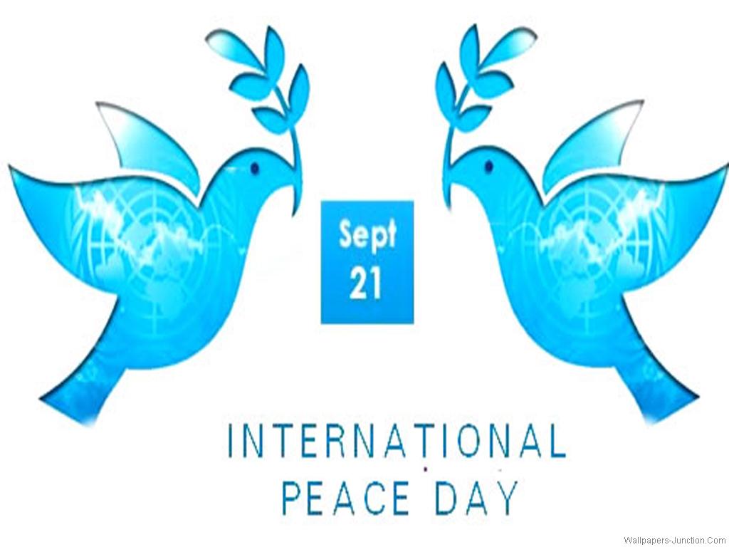 International Peace Day September 21 Doves With Olive Leaves