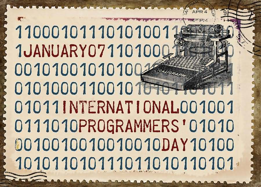 International Programmers Day Binary Digits