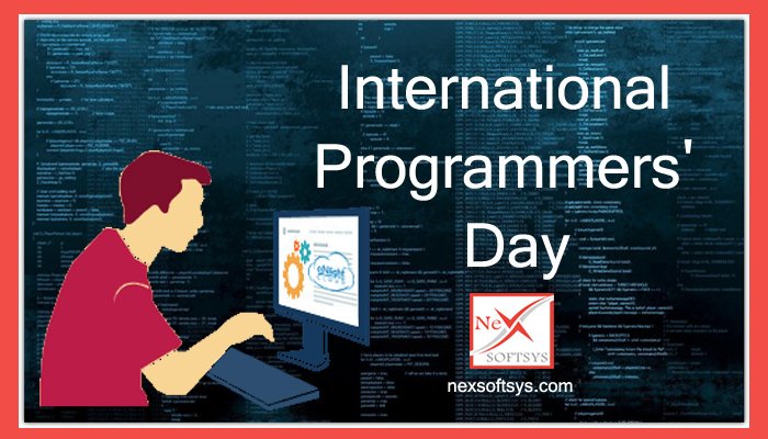 International Programmers Day Programmer Working On Computer