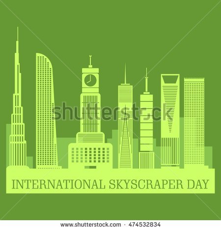 International Skyscraper Day Card
