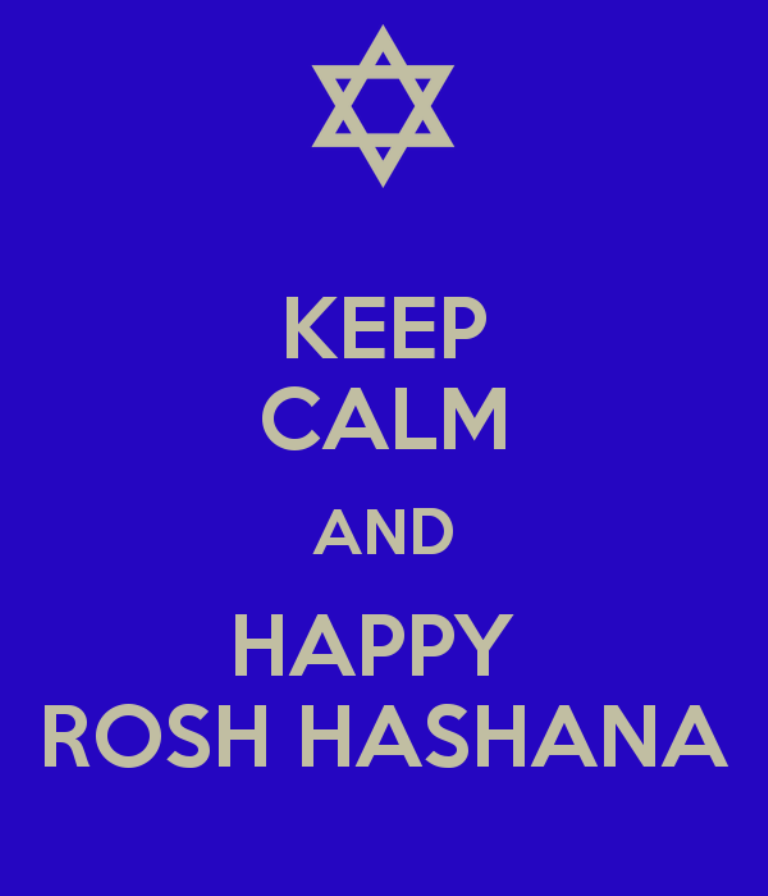 Keep Calm And Happy Rosh Hashanah