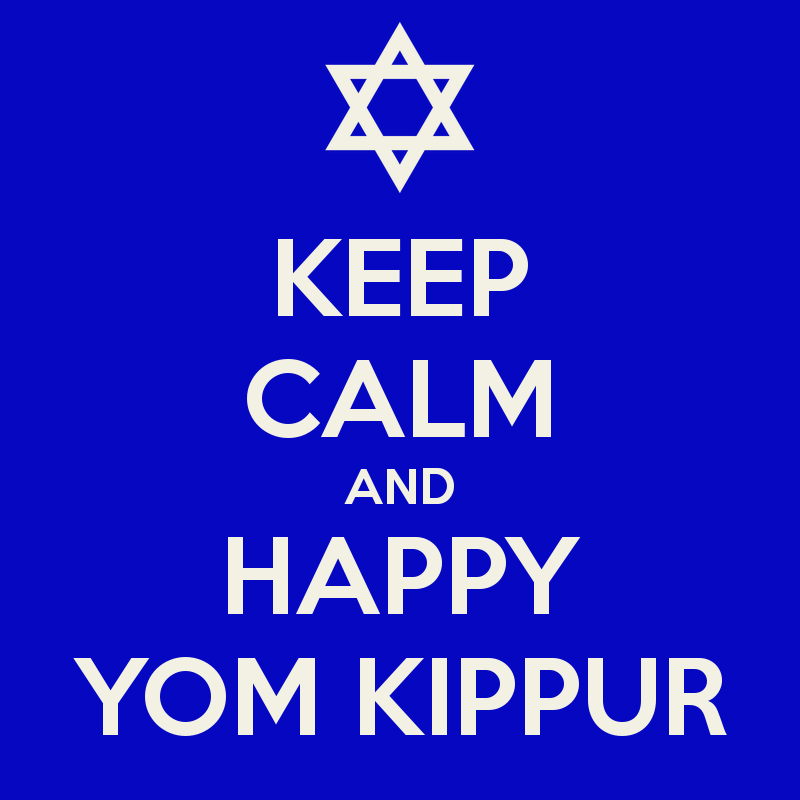 Keep Calm And Happy Yom Kippur
