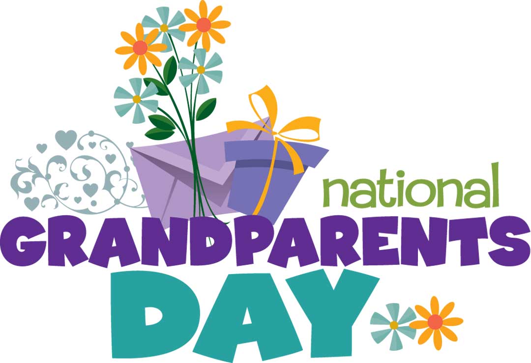 National Grandparents Day Flowers And Gift Boxes Clipart