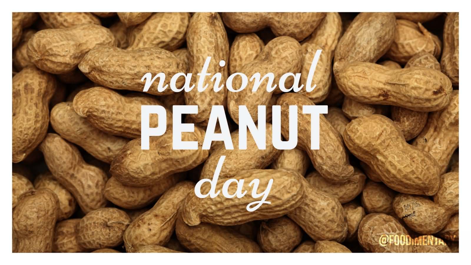 National Peanut Day Peanuts In Background