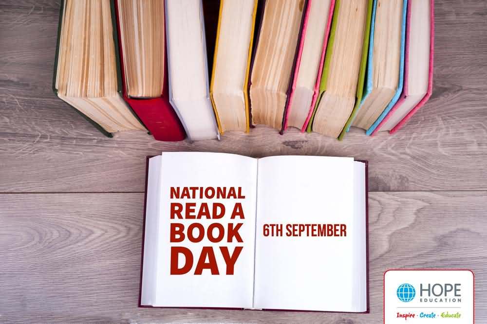 National Read a Book Day 6th September Written In Book