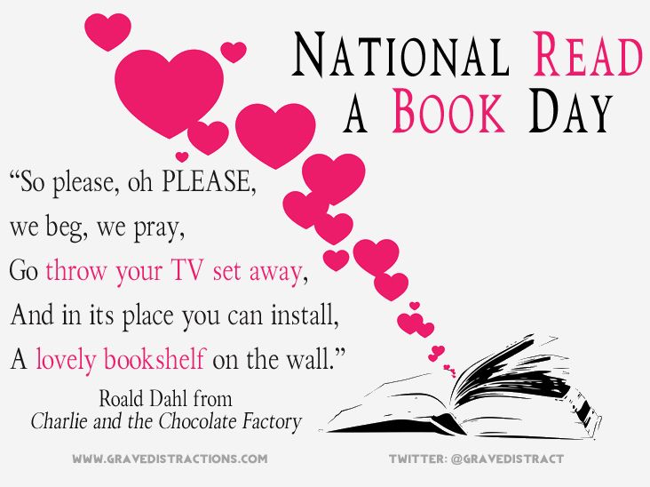 National Read a Book Day Greeting Card