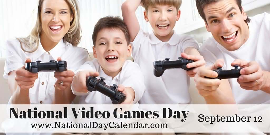 National Video Games Day september 12 gamer family