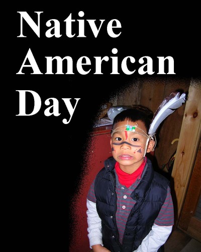 Native American Day Kid With native american costume