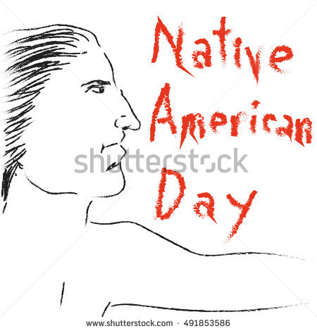 Native American Day coloring page