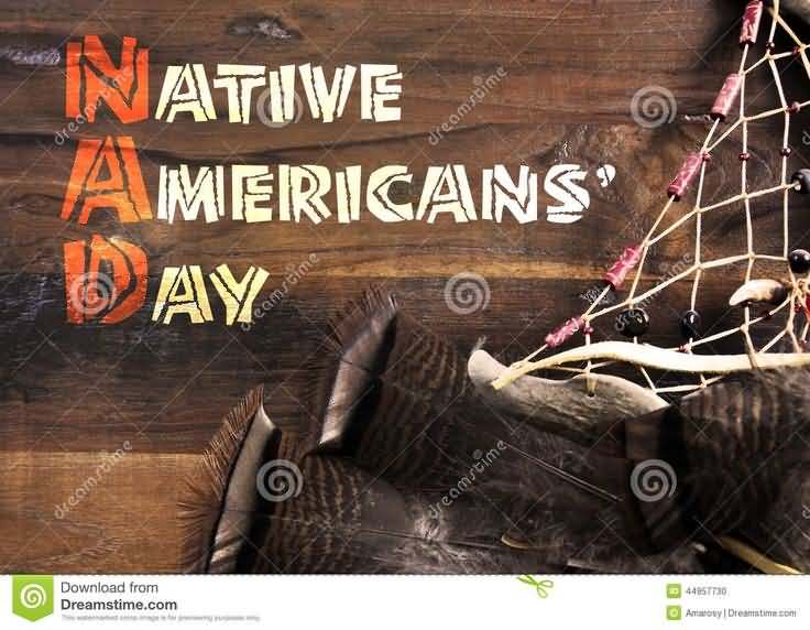 Native Americans Day Illustration