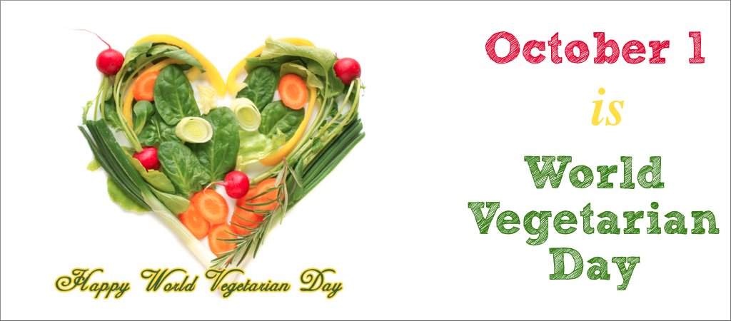October 1 Is World Vegetarian Day Vegetables Heart Picture