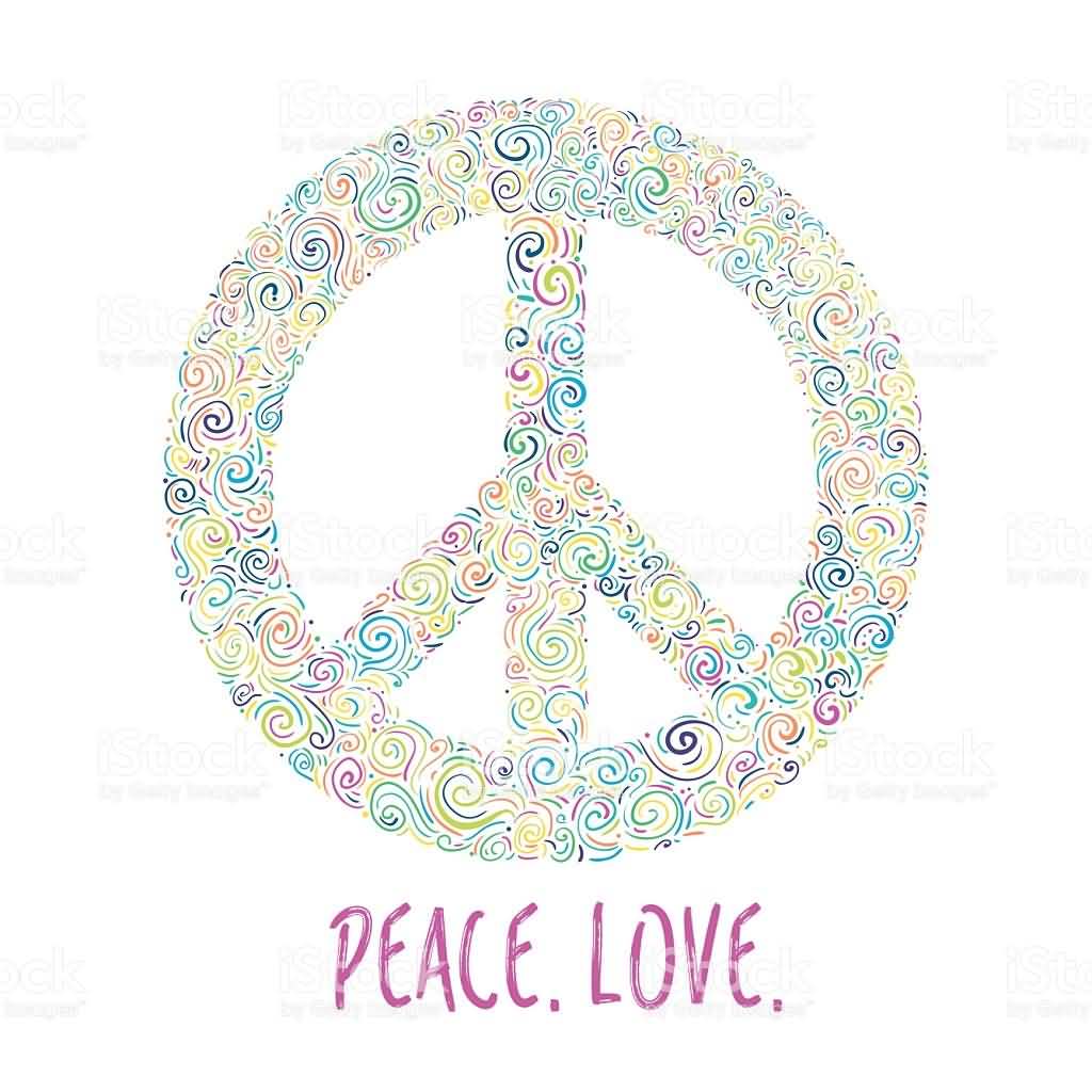 Peace Love Happy International Peace Day Sign Picture