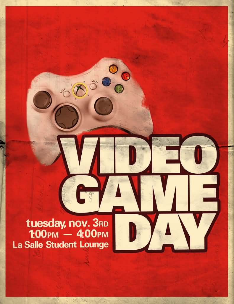 Video Game Day Poster