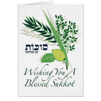 Wishing You A Blessed Sukkot Card