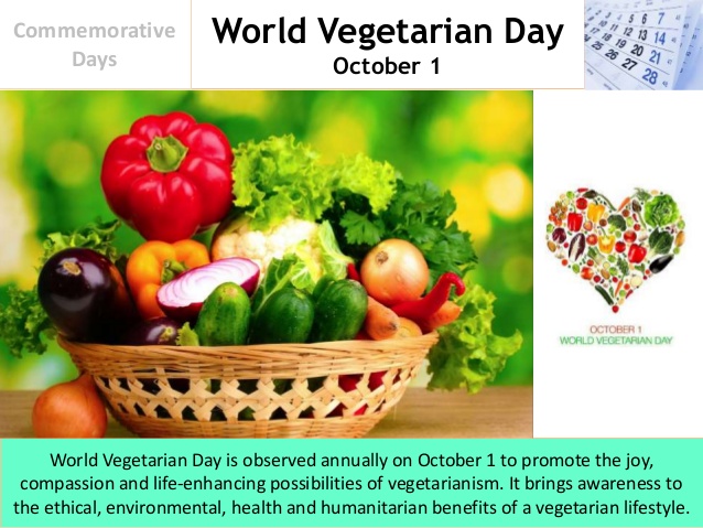 World Vegetarian Day October 1 Vegetables In Basket
