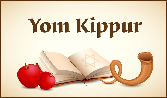 Yom Kippur Apple Book And Shofar