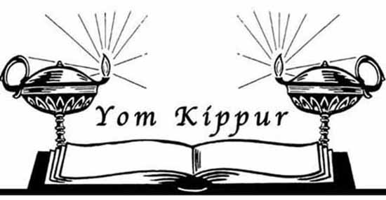 Yom Kippur Book And Candle Stands Coloring Page