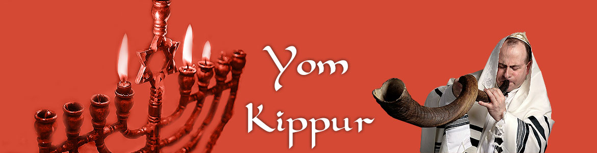 Yom Kippur Man With Shofar Header Image